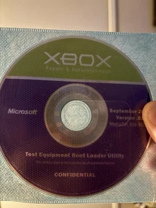 Xbox Test Equipment Boot Loader Refresh Utility Disc, vertrauliche Entwicklung - Bild 1 von 2