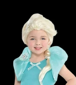 Girls Disney Frozen Blue Elsa Shrug Princess Costume NEW - Picture 1 of 3