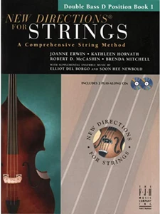 New Directions for Strings (Double Bass D Position Book I) with CD - Picture 1 of 1