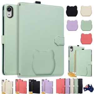 For iPad 11th 10th 9 8 7 Gen A16 Air Pro 11 13 M4 M3 M2 Case Leather Smart Cover - Picture 1 of 49
