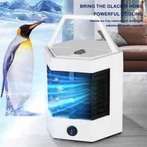 Tragbare Klimaanlage Ventilator Persönlicher Verdampfer Luftkühler Kleiner Mini - Bild 1 von 10