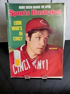 27 de junio de 1977 SPORTS ILLUSTRATED Tom Seaver Cincinnati béisbol (cubierta suelta) - Imagen 1 de 8