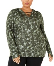 plus size camouflage sweaters