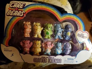 Care Bears Special Collector Set Glitter Friends Lot Figures NIB 2021 Exclusive - Picture 1 of 5