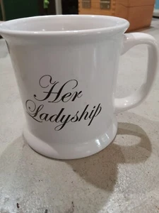 Vintage Coffee Mug Cup Morehead NC White Restaurant Wear M Ware Her Ladyship - Picture 1 of 5