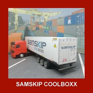 Samskip Coolboxx Rail Freight Shipping Containers 45ft x 3 OO Gauge - Picture 1 of 7