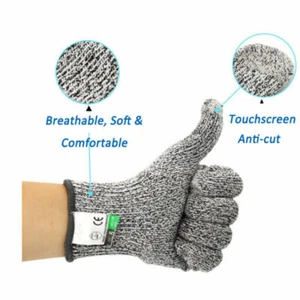 Anti-cut Outdoor Gloves Knife Cut Resistant Protection Fishing Hunting Gloves - Picture 1 of 8