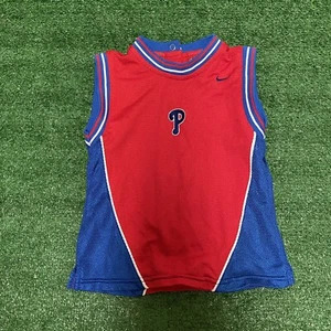 Nike Philadelphia Phillies Baseball Shirt Size 24m Toddler Tank Top - Picture 1 of 6