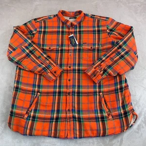 Polo Ralph Lauren Sherpa Lined Flannel Overshirt Jacket Men 4XLT Tall NWT $328 - Picture 1 of 11
