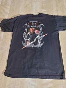 Vintage Star Wars Darth Maul Sith Graphic Short Sleeve T Shirt Mens L Black - Picture 1 of 6
