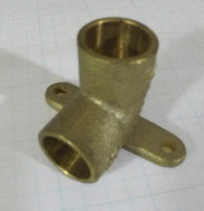 Six 1/2" Nibco CP-607 drop ear elbow for copper pipe sweat connections - Picture 1 of 1