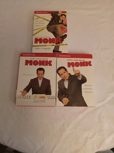Monk TV Series Seasons 2, 5, 6 DVD 4-Disc Sets (Pre-owned, VGC) FREE SHIPPING! - Picture 1 of 5
