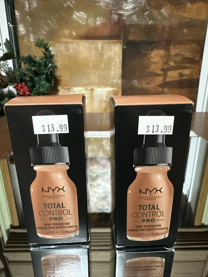  NYX PROFESSIONAL MAKEUP Total Control Pro Drop Foundation 16.5 NUTMEG
