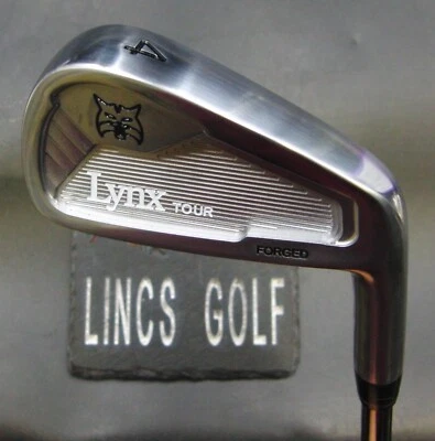 Japanese Lynx Tour Forged 4 Iron Stiff Steel Shaft Lamkin Grip - Image 1 of 4