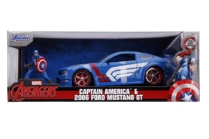 Figura Capitán Futuro Jada Toys 253225007 Marvel + Ford Mustang GT 2006 1:24... - Imagen 1 de 7