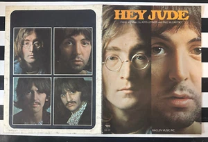 Hey Jude Sheet Music Piano Voice Guitar The Beatles ©1968 Lennon McCartney - Picture 1 of 1