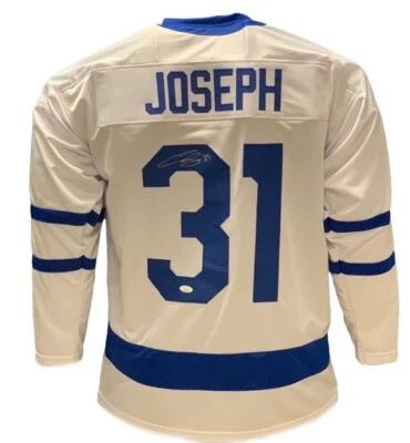 Curtis Joseph￼ Autographed Signed Pro Style Hockey Jersey White (JSA) - Image 1 of 3