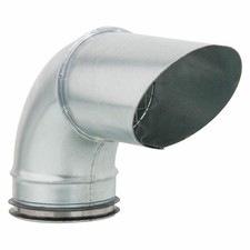 Ausblasbogen NW 315 90 ?, con Nipplo da Infilare Zincato