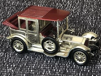 Matchbox Lesney Yesteryear Y7 1912 Rolls Royce - Chrome / Red Roof - Image 1 of 4