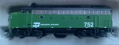 N Scale Intermountain DCC Ready F7A Burlington Northern BN 724 Locomotive Engine - Image 1 of 2