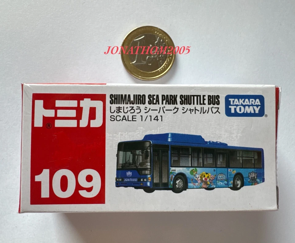 TOMICA TAKARA TOMY N° 109 - SHIMAJIRO SEA PARK SHUTTLE BUS In 1/141° - Immagine 1 di 1