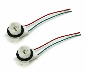 New GM Light Socket 2 Wire Harness for 4157, 3157 Bulbs Replacement LS94 x 2pcs - Picture 1 of 4