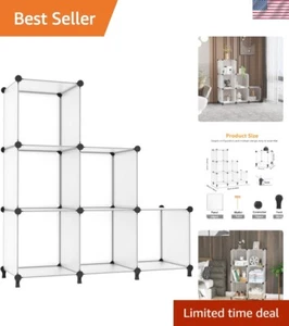 Cube Storage Organizer, Storage Cubes Shelves Bookshelf, 6 Cube Closet Organi... - Picture 1 of 10