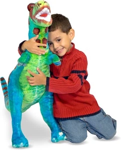 Large T-Rex Dinosaur Stuffed Toy Animal Giant Wildlife Plush For Kids Boys Girls - Picture 1 of 8