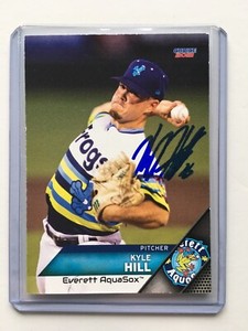 Kyle Hill Everett Aquasox 2021 Autographed Card Seattle Mariners Signed