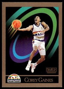 1990-91 SkyBox #379 Corey Gaines Rookie Denver Nuggets