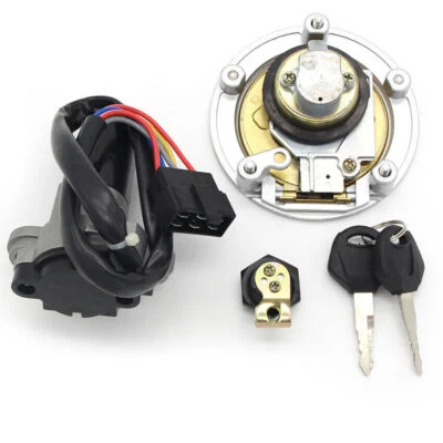 For Ducati Monster 620 2003 695 M620 900  750 96-02 Ignition Key Switch Lock Set - Image 1 of 4