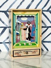 Warner Bros Looney Tunes Music Box Dancing Sylvester 1993 Works! Animated 8”