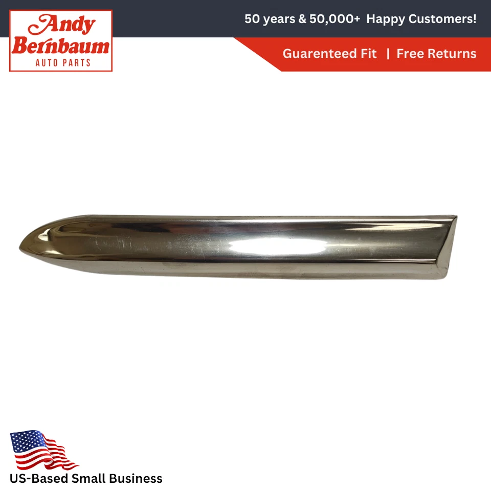 Dodge Meadowbrook Coronet 1953 guardabarros delantero izquierdo moldura cromada 1456609 nuevo en stock Foto 1 de 4