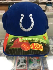 INDIANAPOLIS COLTS Light-Up LED Fiber Optic Logo Adjustable Hat GREAT GIFT! F/S - Picture 1 of 1