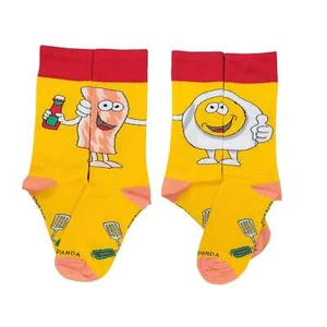 Bacon and Eggs - The Ultimate Partnership Sock (Left / Right) (Adult Small) - Picture 1 of 4