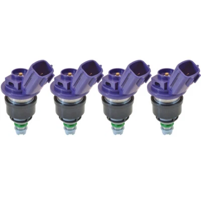 4- Inyectores de combustible REMAN 375CC para Nissan 240SX Silvia KA24DE SR20DET 16600-67U01 Foto 1 de 4