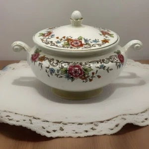 De colección Homer Laughlin Cáscara de Huevo Nautilus “Patrón de Condesa” Azucarero Núcleo de Casa de Campo - Imagen 1 de 24
