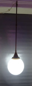 Pendelleuchte Bauhaus alte Kugellampe XL Loft Leuchte E40 Deckenlampe - Bild 1 von 10