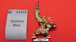 Games Workshop Bloodbowl Orc Varag Ghoul-Chewer Star Player Metal GW Orcs 1994 - Picture 1 of 2