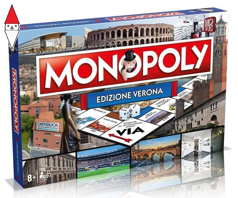 GIOCO DA TAVOLO WINNING MOVES MONOPOLY MONOPOLI EDIZIONE VERONA (VR) - Immagine 1 di 1