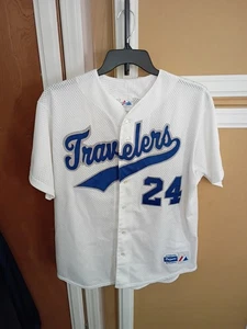Los Angeles Dodgers Baseball Jersey Travelers Nickname 1950 Large - Picture 1 of 4