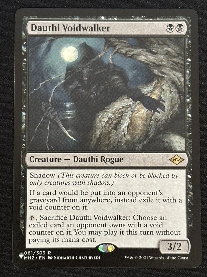 1x MTG Dauthi Voidwalker - The List Reprints (LIST) (MH2) #81 - Magic - Image 1 of 1