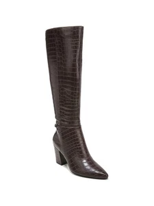 LIFE STRIDE Womens Brown Croc Buckled Flex Lightweight Stratford Boots 9.5 W WC - Picture 1 of 11