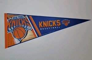 New York Knicks Basketball Pennant 11" x 28" 2020 NBA Properties Rico Industries - Picture 1 of 4