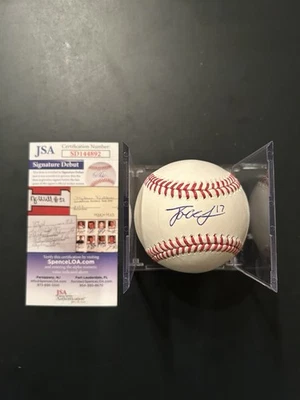 Jace Laviolette Autographed Signed Baseball ROMLB Cleveland Guardians JSA Cert - Image 1 of 2