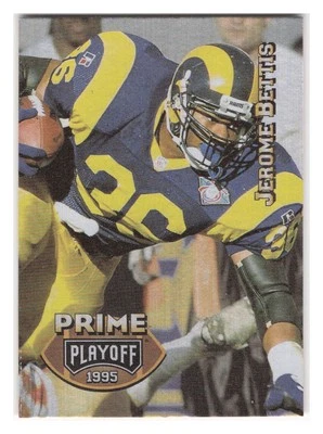 1995 Playoff Prime #6 Jerome Bettis St. Louis Rams - Image 1 of 2