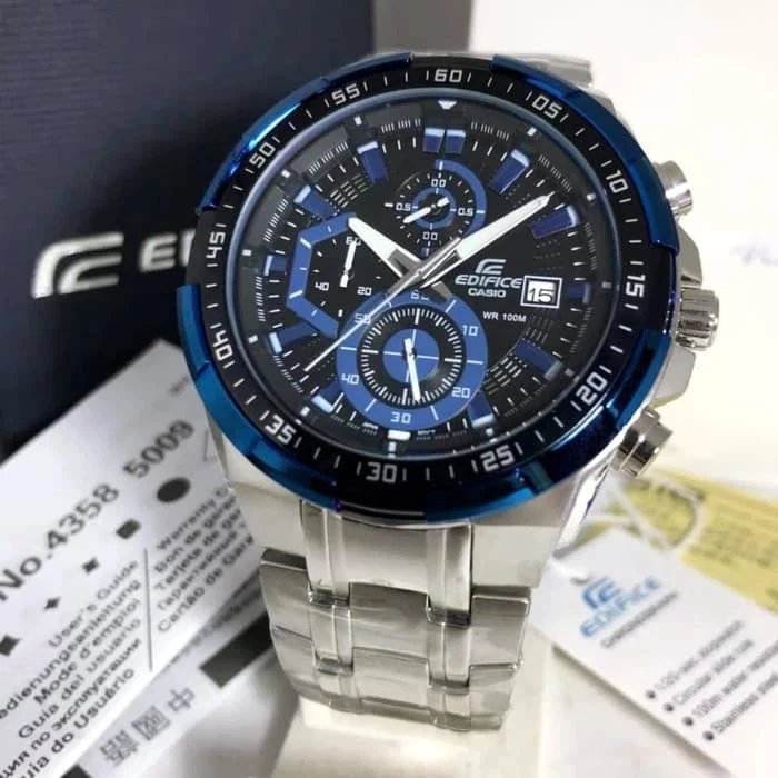 Casio Chronograph 70du5f Efr-539 Quartz Analog Wrist Watch