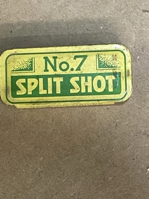 No.7 Split Shot Tin Houston Fishing Tackle Company - Image 1 of 3