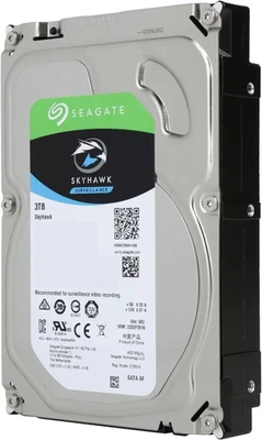 Seagate  Skyhawk 3 TB,Internal, 3.5" (ST3000VX010) Hard Drive (HDD)  - Image 1 of 3