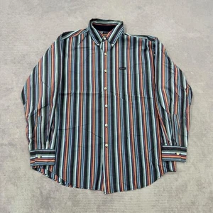 Vintage Chaps Shirt striped patterned long sleeve shirt Men's L - Picture 1 of 6